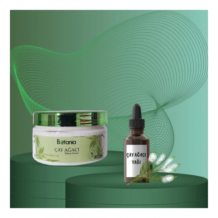 Çay Ağacı Yağı 20 ml ve Çay Ağacı Kremi 100 ml