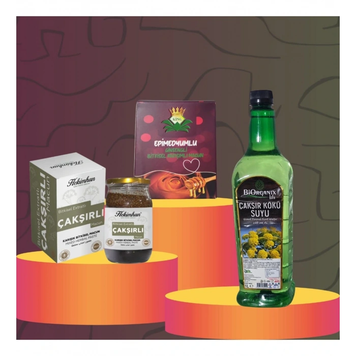 Çakşır suyu 1 kg Çakşırlı Macun 480 gr King 240 gr