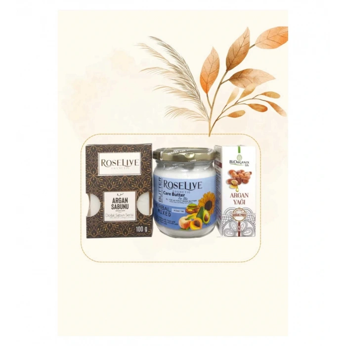 Argan Sabunu+ Cilt Butter +Argan Yağı