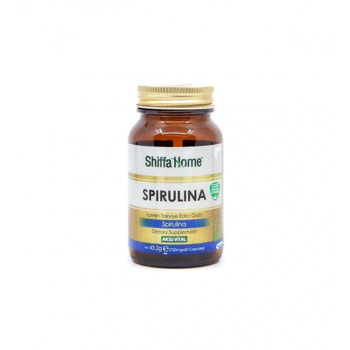 Shiffa Home Spirulina Deniz Yosunu 60 Kapsül 720 Mg