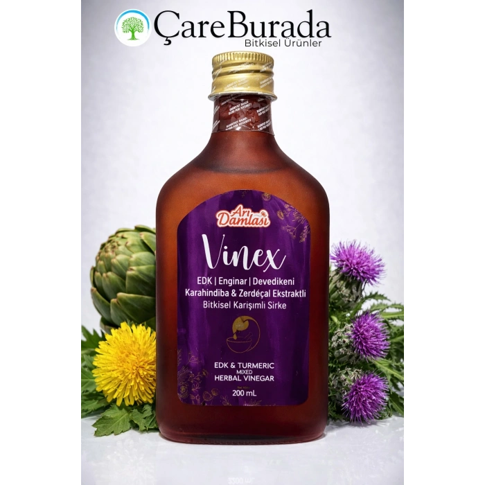 ÇareBurada EDK Enginar Devedikeni Karahindiba Sirke 200 ml
