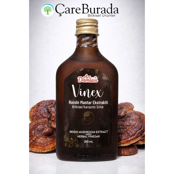 ÇareBurada Reishi Mantar Ekstraktlı Sirke 200 ml