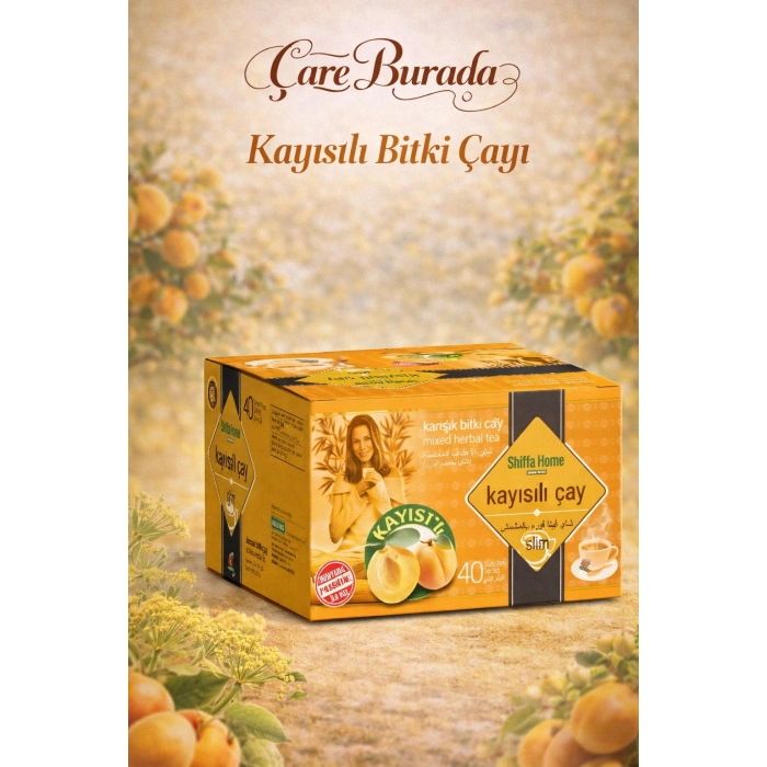 Kayısılı Karışık Bitki Çayı (40 Poşet)