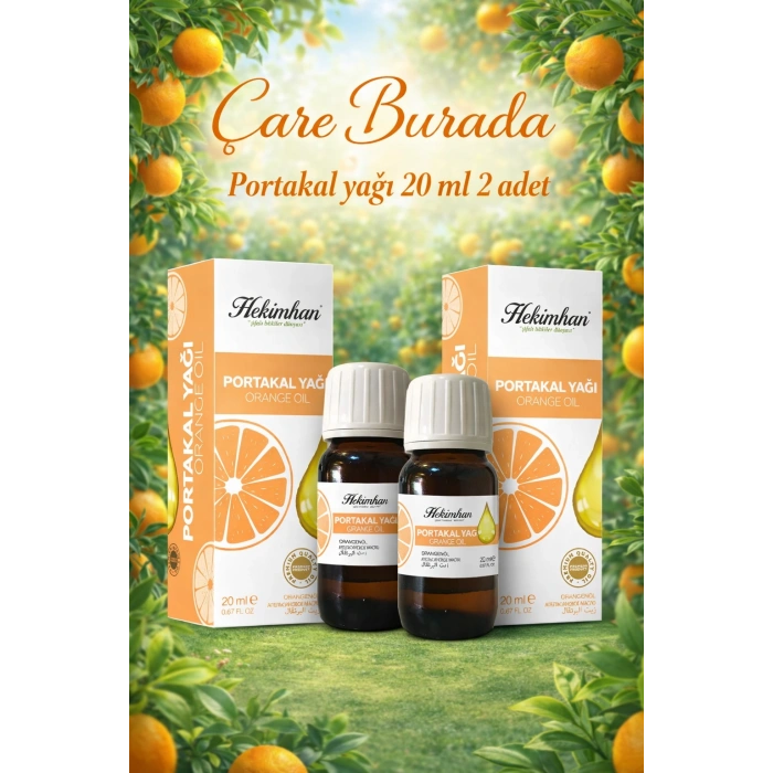 ÇareBurada Portakal Yağı 20 ml 2 Adet