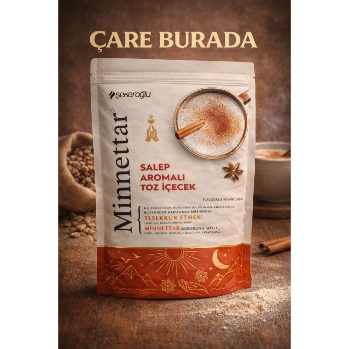 Şekeroğlu - Salep Aromalı Toz İçecek 200 Gr