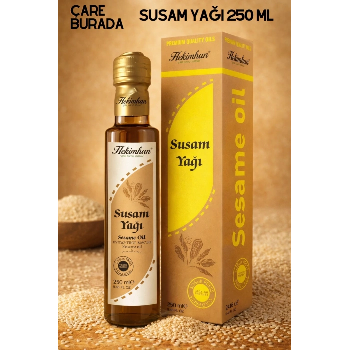 Hekimhan - Susam Yağı 250 Ml (Soğuk Sıkım)