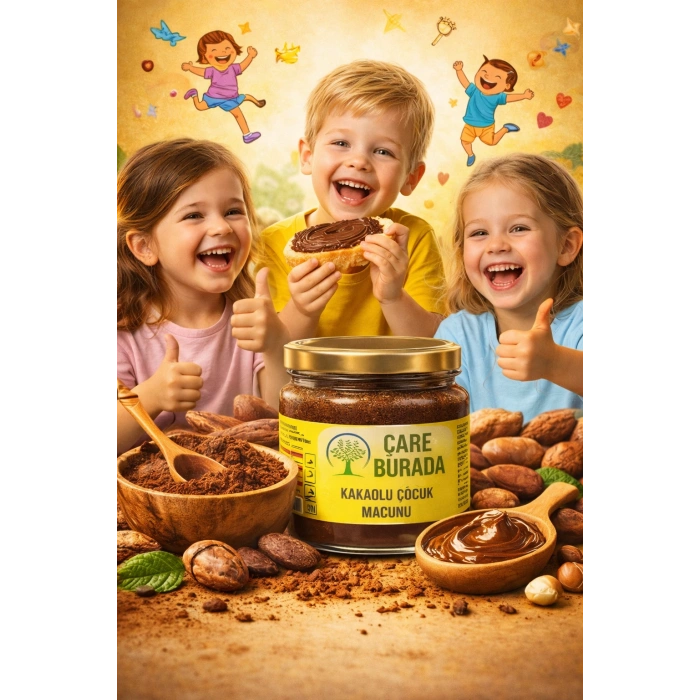 ÇareBurada Bitkisel Kakaolu Çocuk Macunu 350 gr