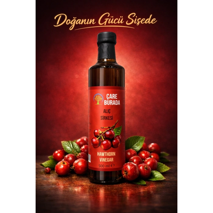 ÇareBurada Doğal Fermente Alıç Sirkesi 500 ml