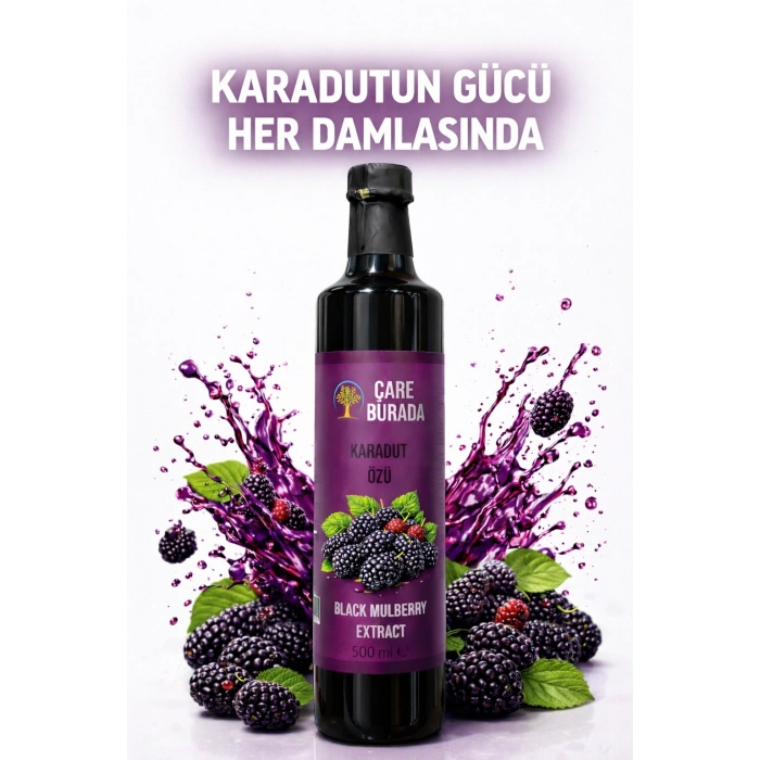 ÇareBurada Karadut Özü Doğal Soğuk Sıkım 500 ml