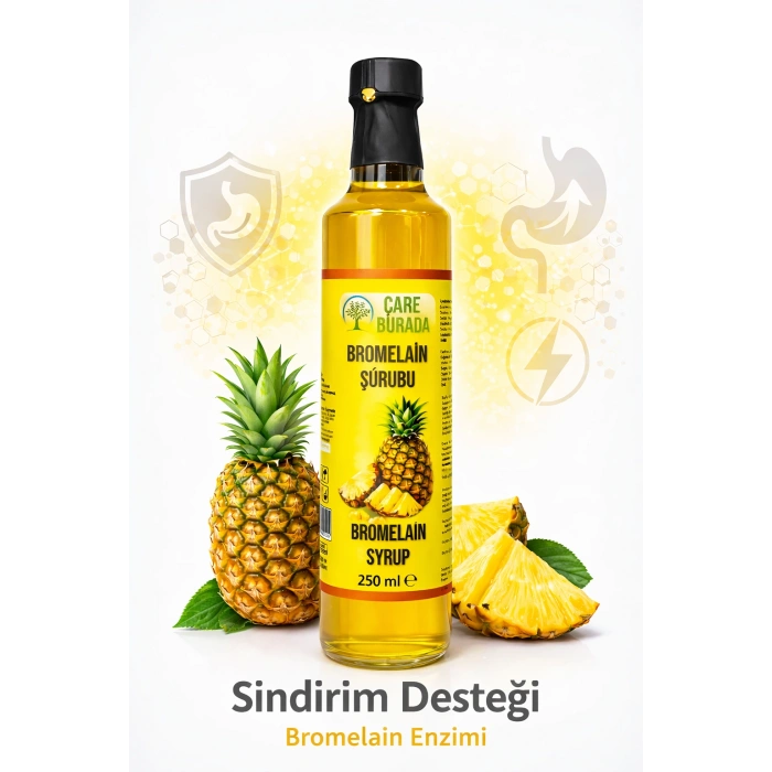 ÇareBurada Bromelain Şurubu 250 ml