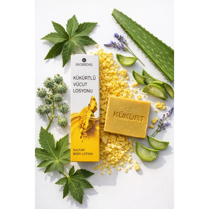 ÇareBurada Kükürtlü Vücut Losyonu 150 ml + Kükürt Sabunu