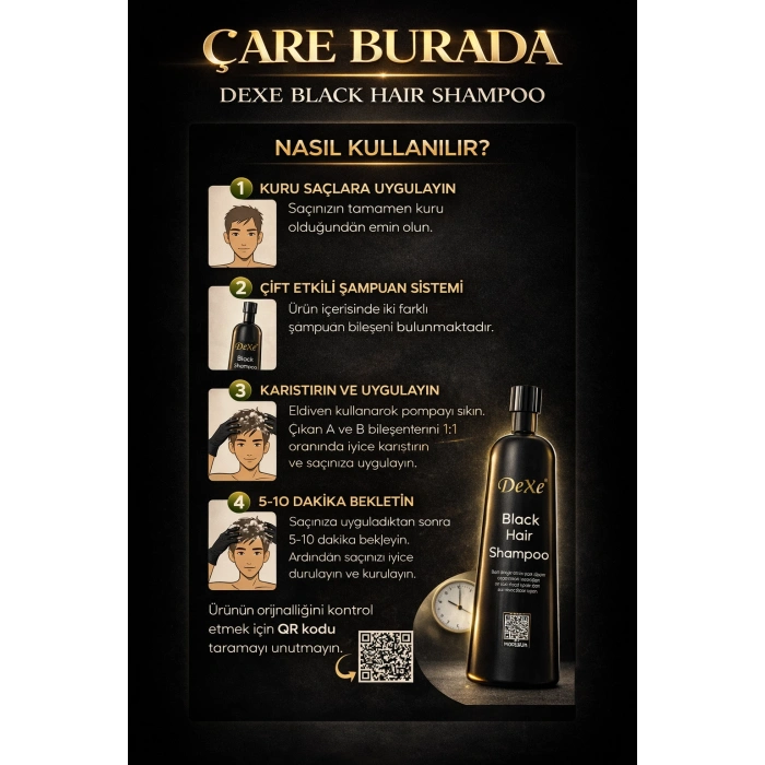 Siyah Şampuan 200 Ml