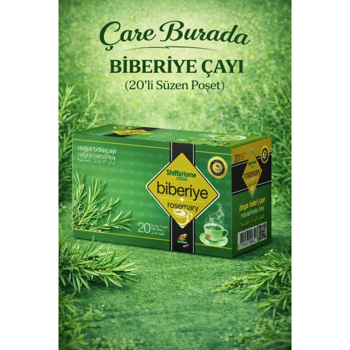 Sindirim Rahatlatıcı Çay Seti (Rezene 20li & Biberiye 20li & Yeşil Çay 20li)