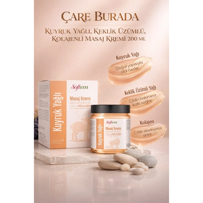 Ardıç Yağı 20 Ml + Ardıç & Emu Yağı Balsam 50 Ml + Kuyruk Yağlı & Kolajenli Masaj Kremi 200 Ml