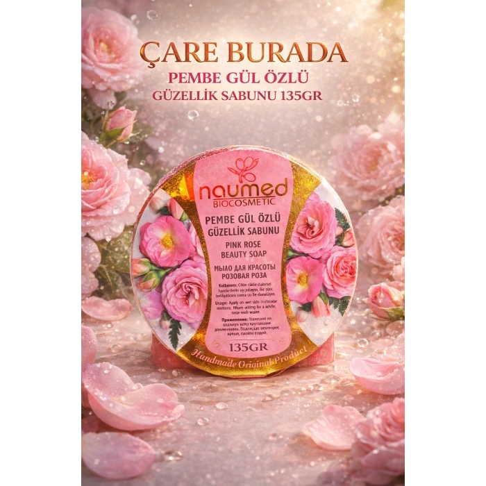 Gül Yağlı Serum 100 Ml (Saç & Vücut & Yüz) + Gül Özlü Nemlendirici Krem 150 g + Gül Özlü Güzellik Sabunu 135 gr