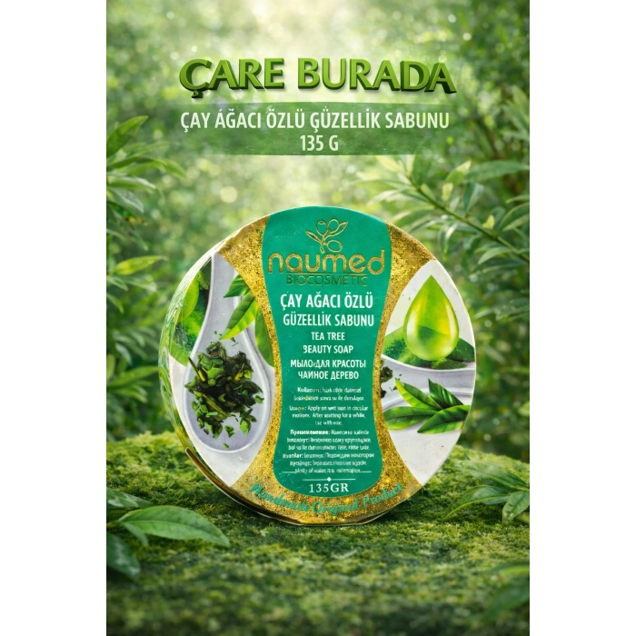 Anti Akne Sabunu+ Çay Ağacı Yağı 20 Ml + Çay Ağacı Özlü Güzellik Sabunu 135 Gr