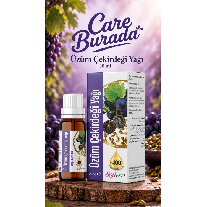 Softem Üzüm Çekirdeği Yağı 20 Ml
