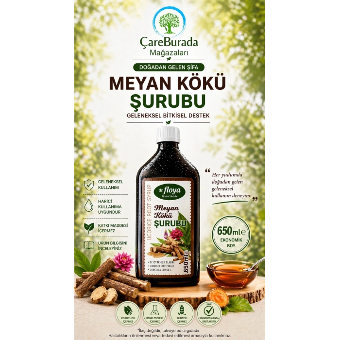ÇareBurada Meyan Kökü Şurubu 650 ml
