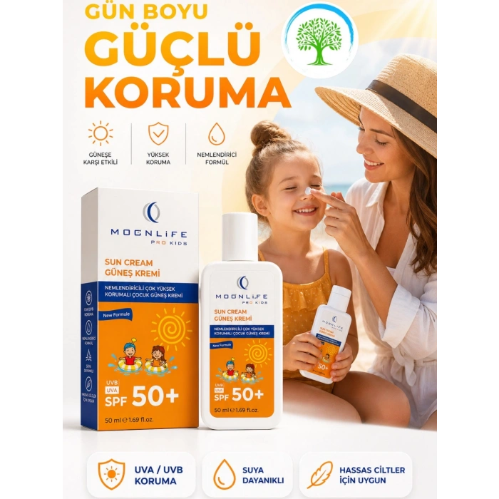 ÇareBurada Pro Kids SPF 50+ Çocuk Güneş Kremi 50 ml - UVA/UVB Koruma