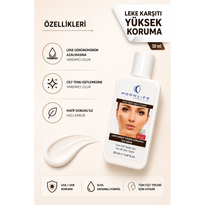 ÇareBurada Dermo Plus Leke Görünümüne Karşı Yüz Kremi 50 ml