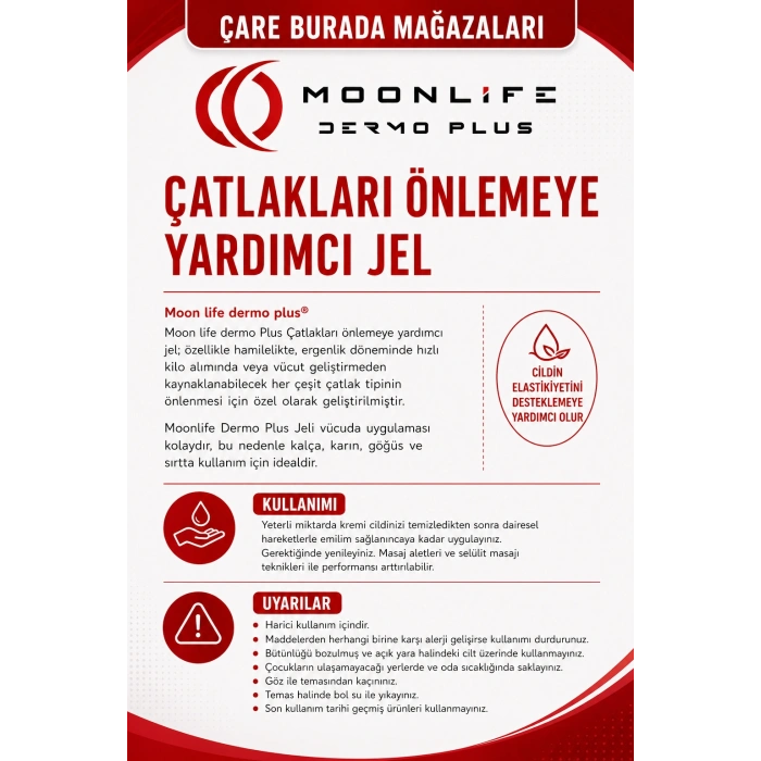 Moonlife - Çatlakları Önlemeye Yardımcı Jel 200 Ml
