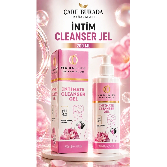 Moonlife - İntim Temizlik Jeli 200 Ml (pH 4.2)
