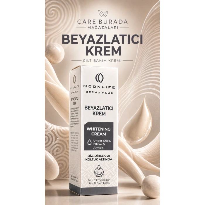 Moonlife - Beyazlatmaya Yardımcı Krem 100 Ml (Diz & Dirsek & Koltukaltı)