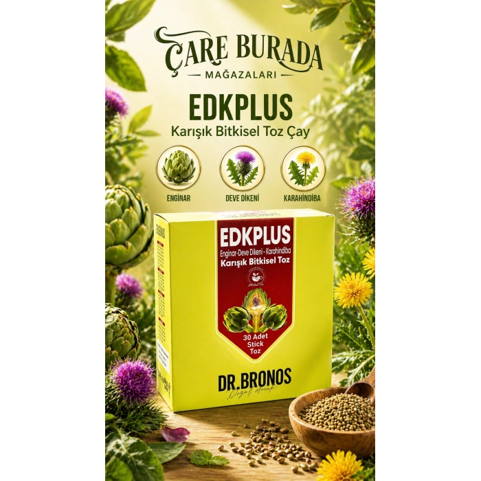 Dr. Bronos - EDKPLUS 30lu Stick Çay (Enginar & Devedikeni & Karahindiba)