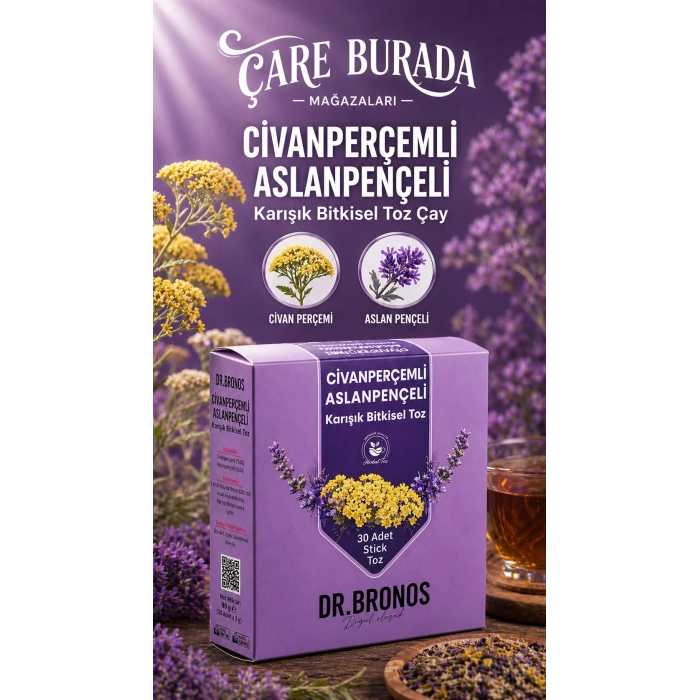 Dr. Bronos - Civanperçemli & Aslanpençeli 30lu Stick Çay