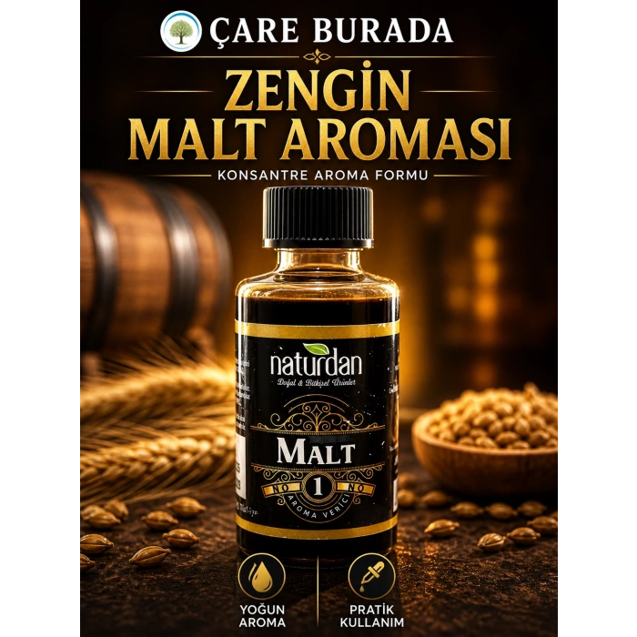 ÇareBurada Malt 1 Aroması Yoğun Formül Aroma Verici 50 ml