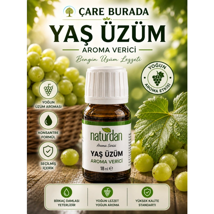 ÇareBurada Yaş Üzüm Yoğun Formül Aroma Verici 18 ml
