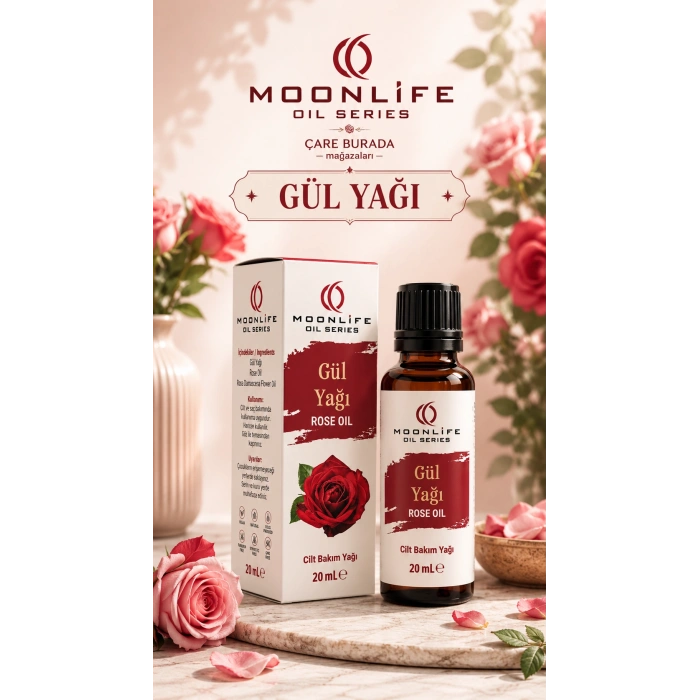 Moonlife - Gül Yağı 20 Ml