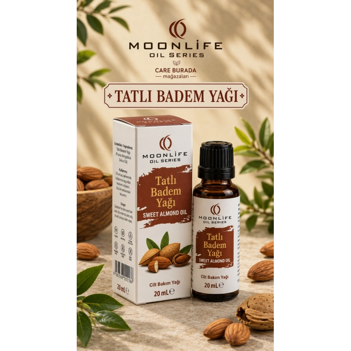 Moonlife - Tatlı Badem Yağı 20 Ml