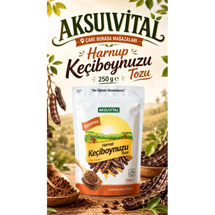 Öğütülmüş Harnup Keçiboynuzu Tozu 250 Gr