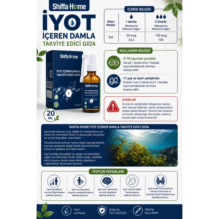 İyot Damlası 20 Ml