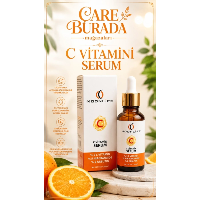 Turuncu Işıltı Seti - C Vitamini Efervesan & C Vitamini Sabun & Portakal Kabuğu Yağı & C Vitamini Serum