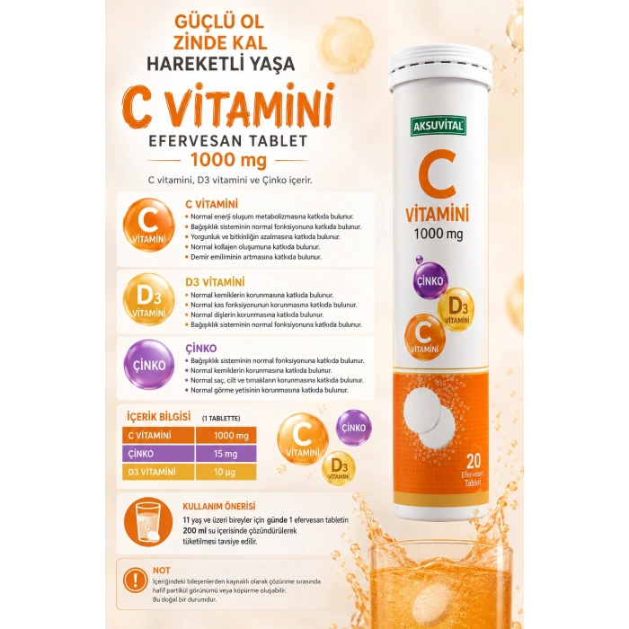 Turuncu Işıltı Seti - C Vitamini Efervesan & C Vitamini Sabun & Portakal Kabuğu Yağı & C Vitamini Serum