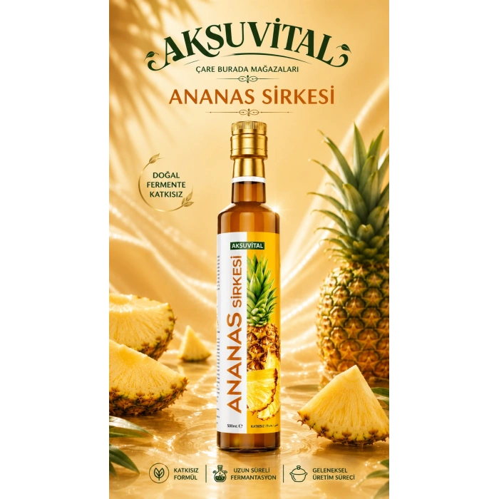 Aksu Vital - Ananas Sirkesi 500 Ml