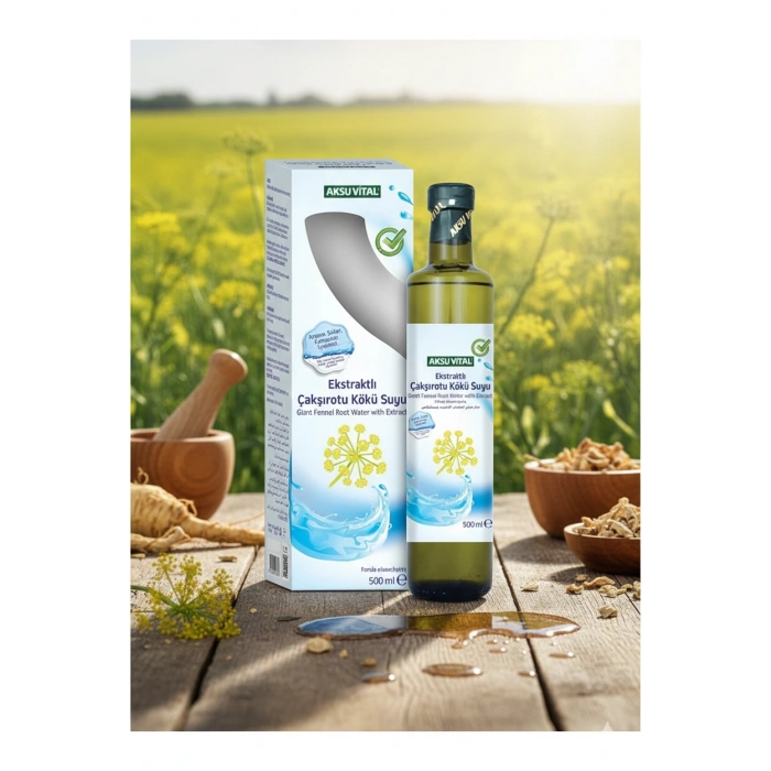 Aksu Vital Ekstraktlı Çakşırotu Kökü Suyu Çakşır Otu 500 Ml
