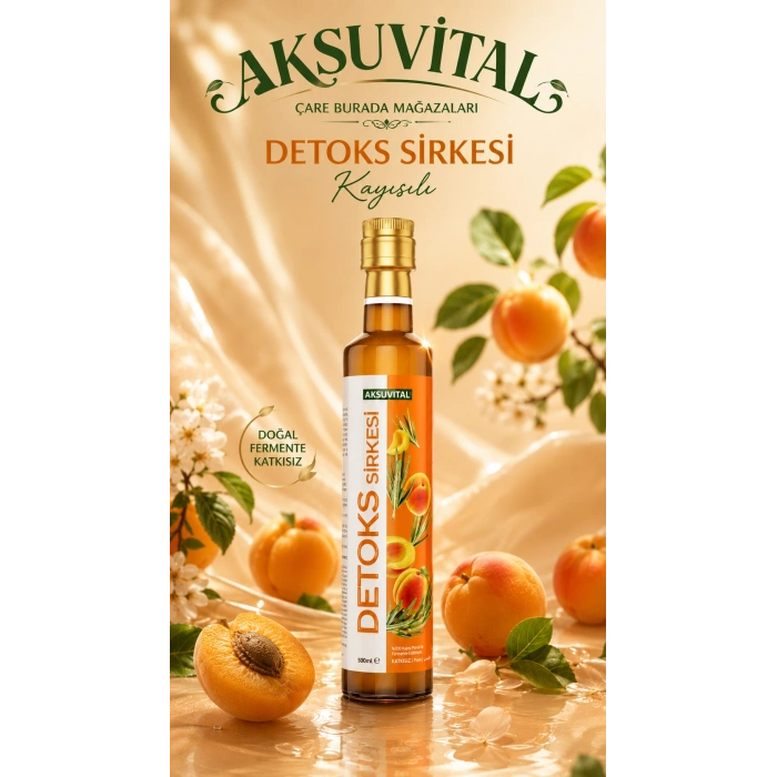 Aksu Vital - Kayısı Detoks Sirke 500 Ml