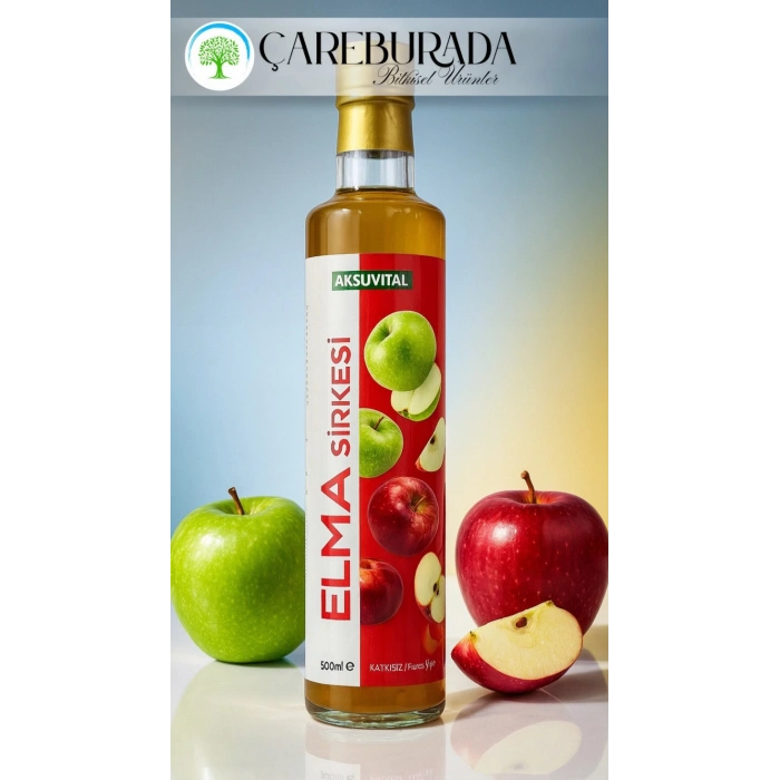 AKSUVITAL ELMA SİRKESİ 500ML.
