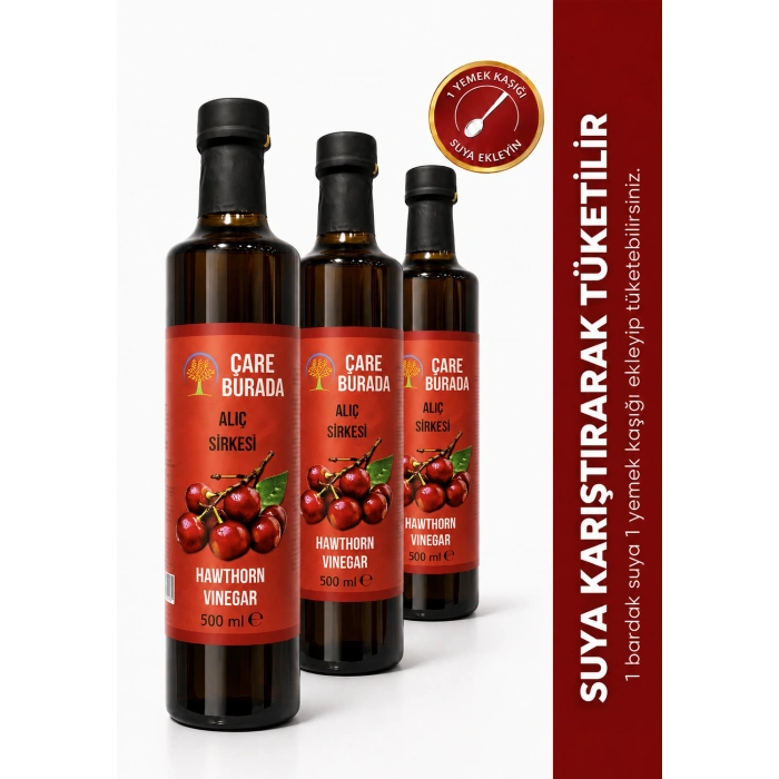 Alıç Sirkesi 3lü Ekonomik Set 3 x 500 ml