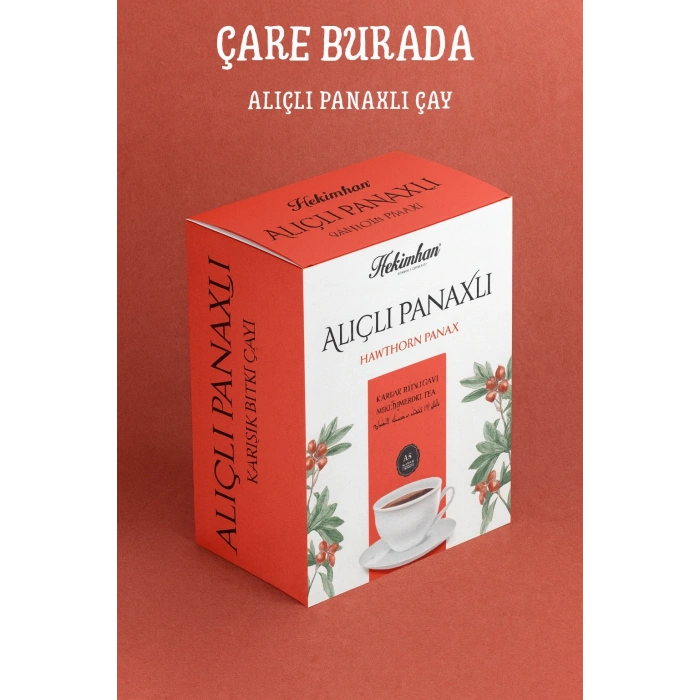 Alıçlı Panaxlı Bitkisel Çay (45li Süzen Poşet)
