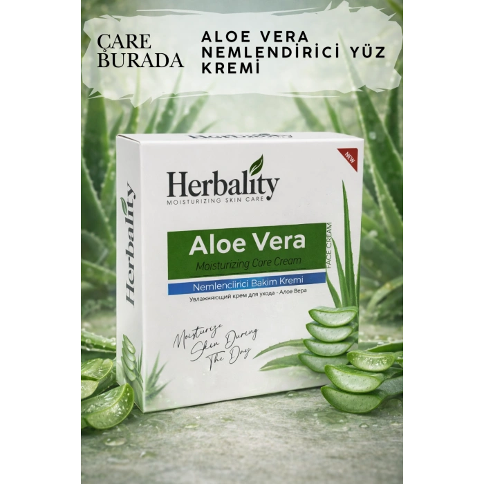 Aloevera Özlü Nemlendirici Yüz Bakım Kremi 150 Ml