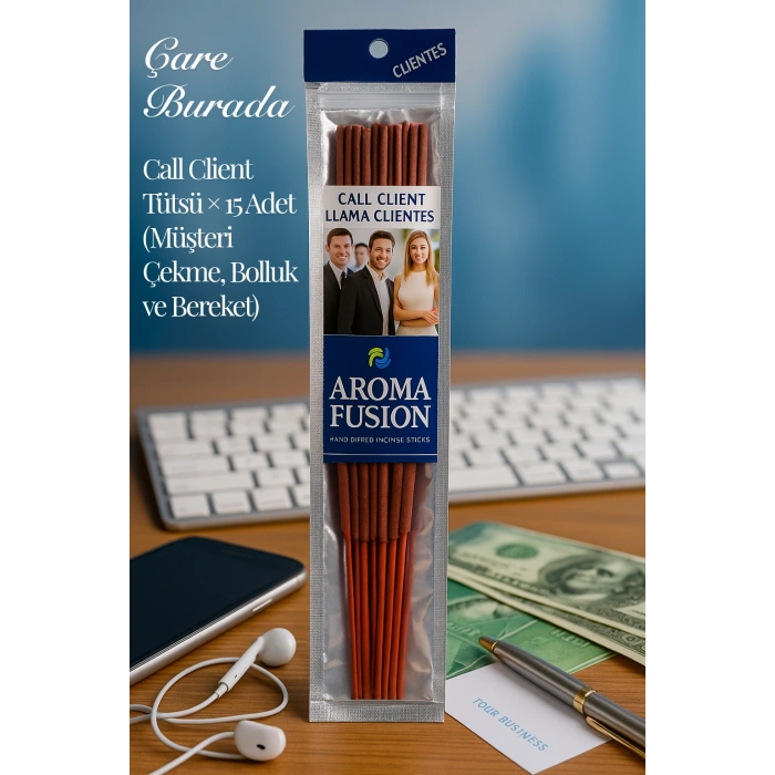 Aroma Fusion Call Client Tütsü - Premium Tütsü × 15 Adet (Müşteri Çekme & Bolluk & Bereket)
