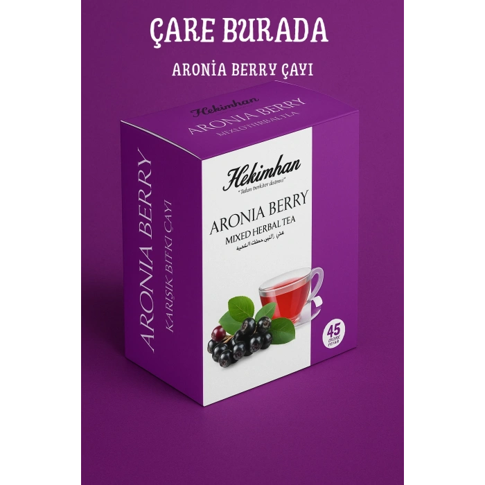 Aronia Berry Karışık Bitki Çayı 45li Süzen Poşet