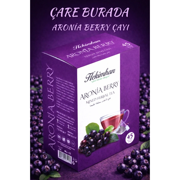 Aronia Berry Karışık Bitki Çayı (45li Süzen Poşet)