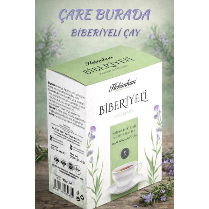 Biberiyeli Karışık Bitki Çayı (45li Süzen Poşet)