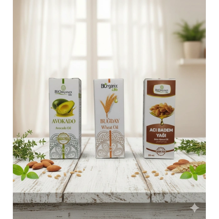 biorganix Avokado+buğday +acıbadem Yağı 3 Adet