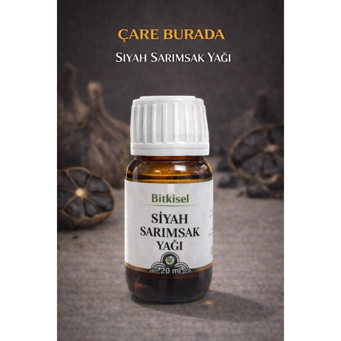 Bitkisel Siyah Sarımsak Yağı 20 Ml